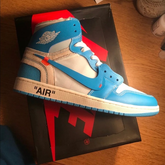 Jordan 1 Off-White University blue - Picture 3 of 7